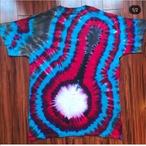 Handmade tie dyed Banjo shirt! SOLD